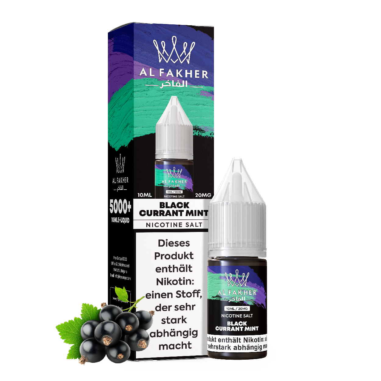 Al Fakher Liquid - Blackcurrant Mint Al Fakher Liquid - Blackcurrant Mint