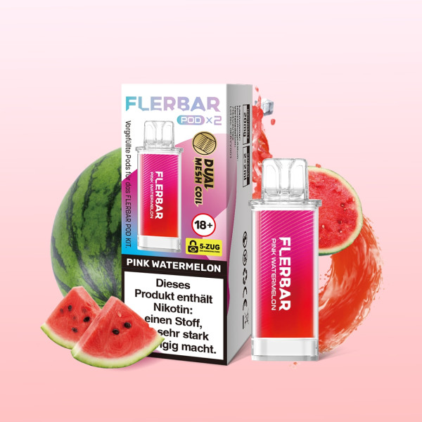 Flerbar POD (2stk) - Pink Watermelon Flerbar POD (2stk) - Pink Watermelon