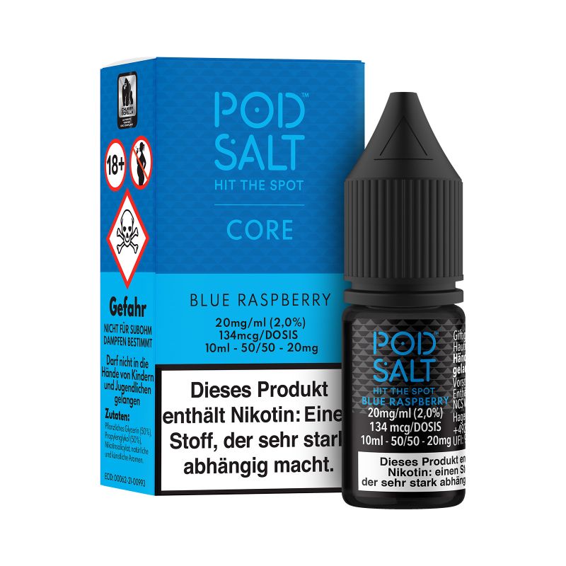 Pod Salt Core - Blue Raspberry Pod Salt Core - Blue Raspberry