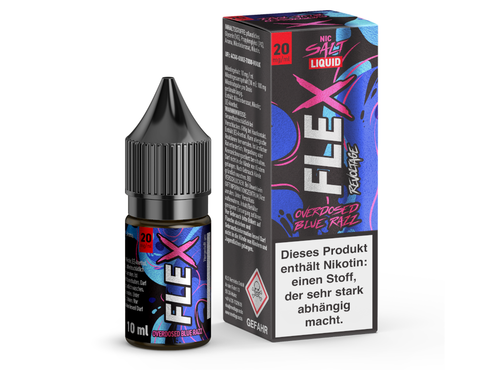 Revoltage Flex Liquid - Blue Razz Revoltage Flex Liquid - Blue Razz