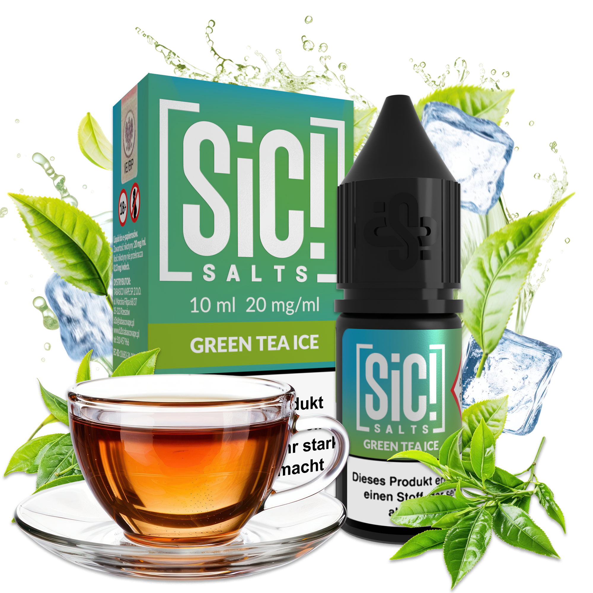 SIC! Salts Liquid - Green Tea Ice SIC! Salts Liquid - Green Tea Ice