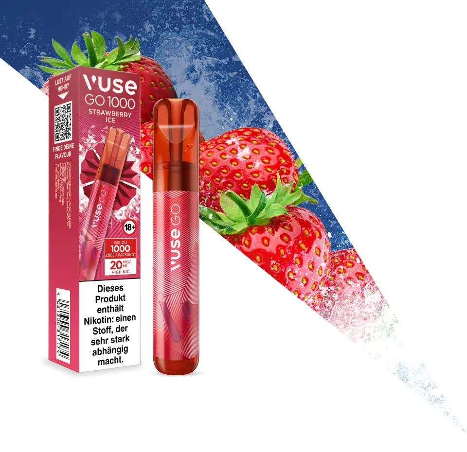 Vuse Go - Strawberry Ice 1000 Vuse Go - Strawberry Ice 1000