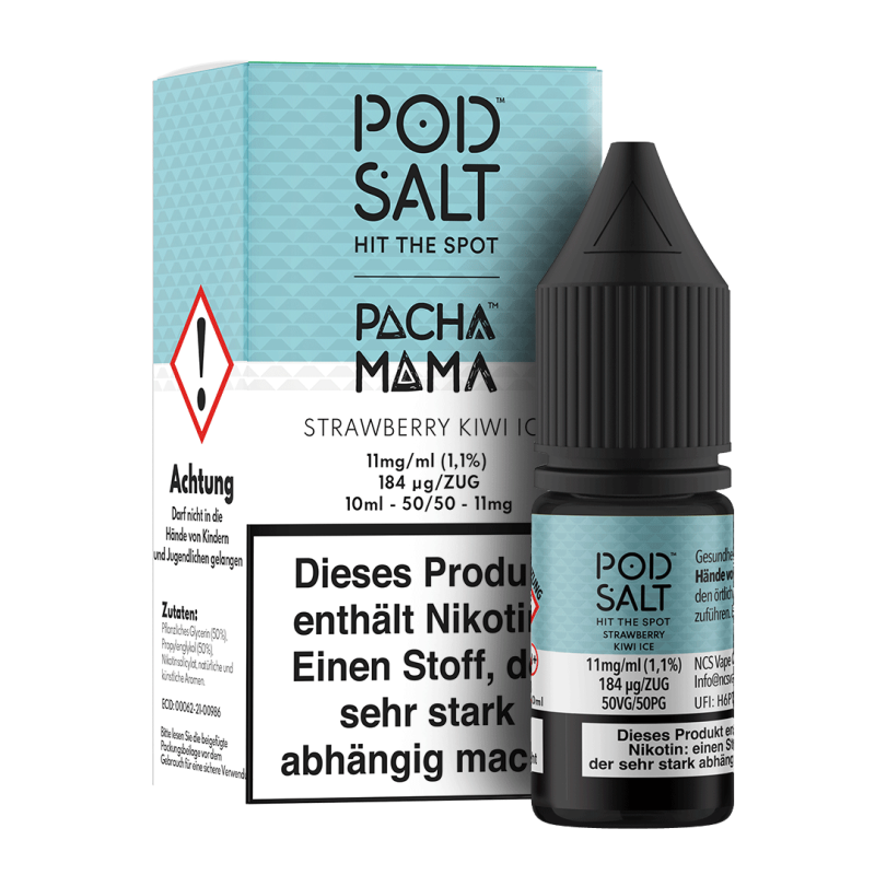 Pod Salt Fusion - Strawberry Kiwi Ice Pod Salt Fusion - Strawberry Kiwi Ice
