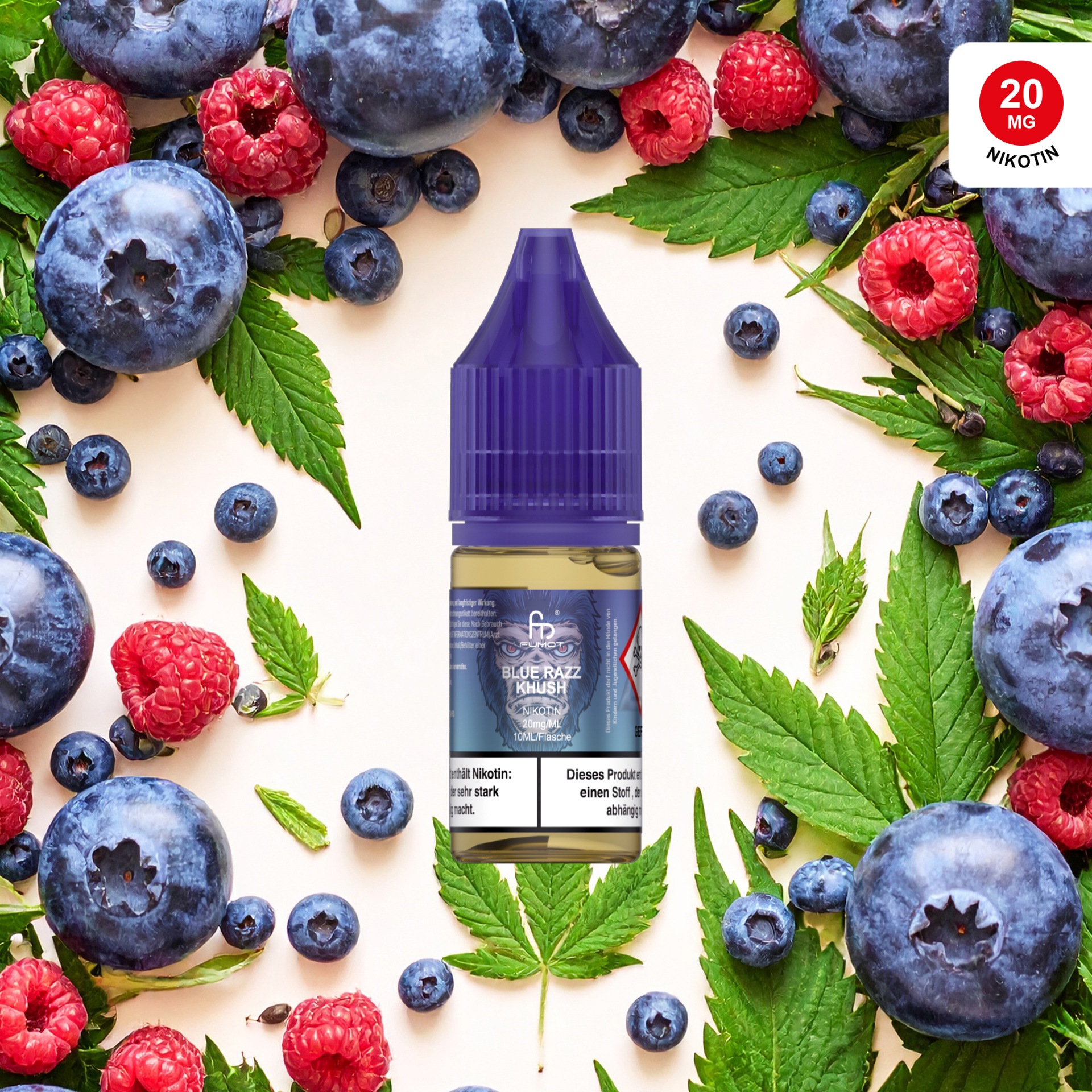 RandM Tornado - Blue Razz Kush 20mg RandM Tornado - Blue Razz Kush 20mg