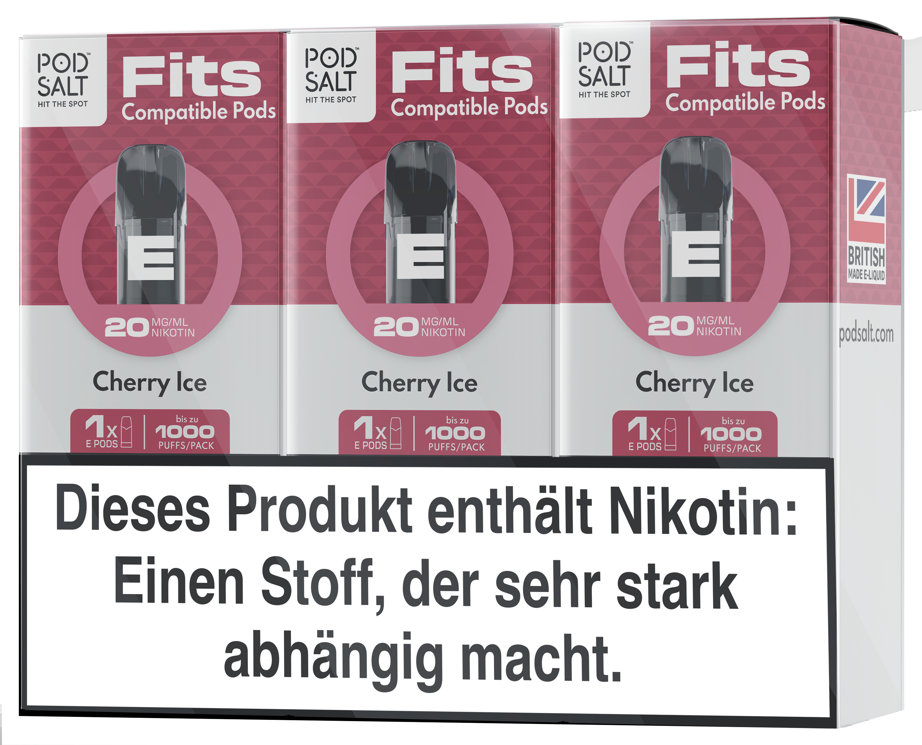 Pod Salt / Fits Pods - Cherry Ice