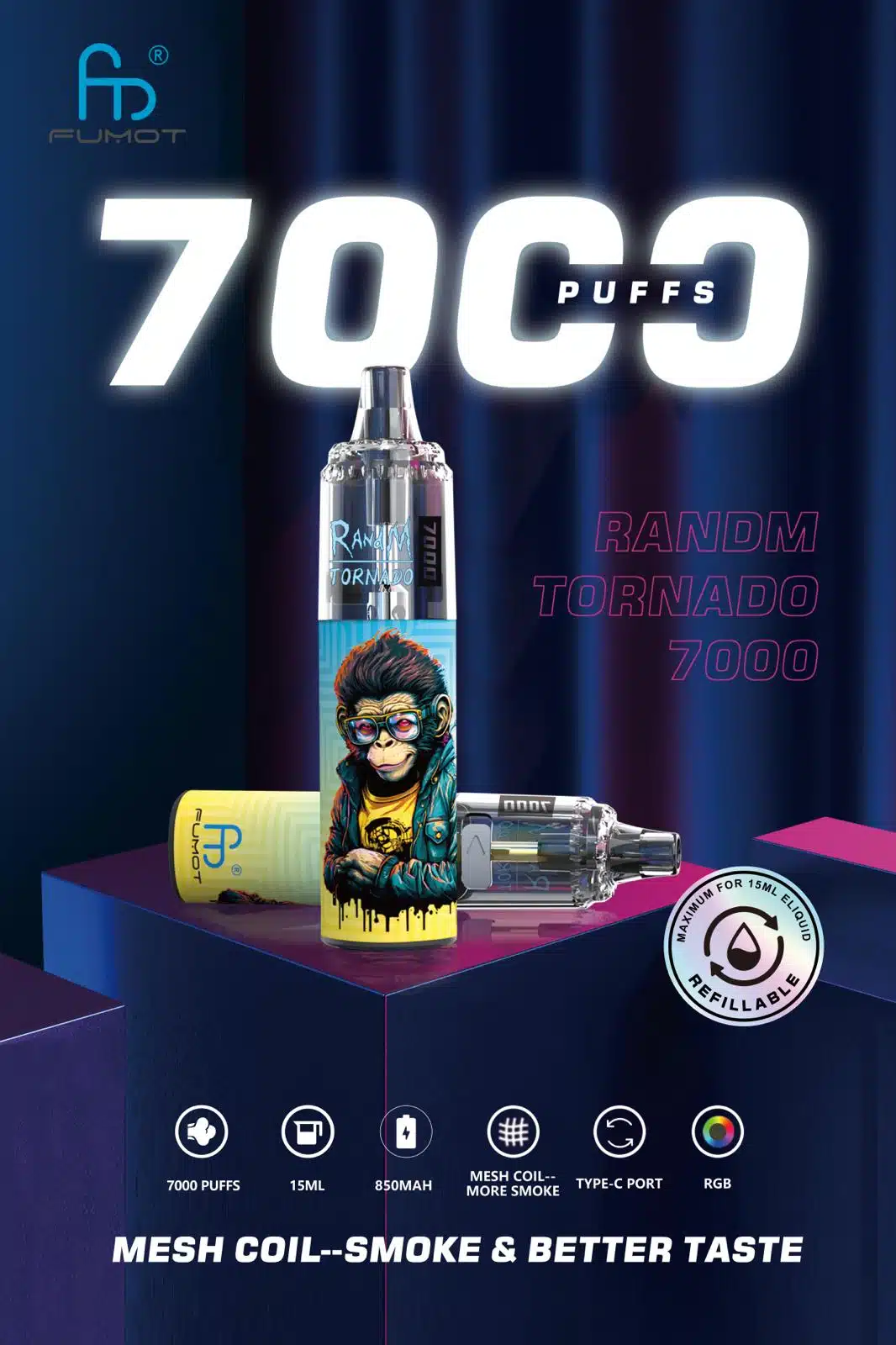Random RandM Vape 7000er - Leer Gerät Random RandM Vape 7000er - Leer Gerät