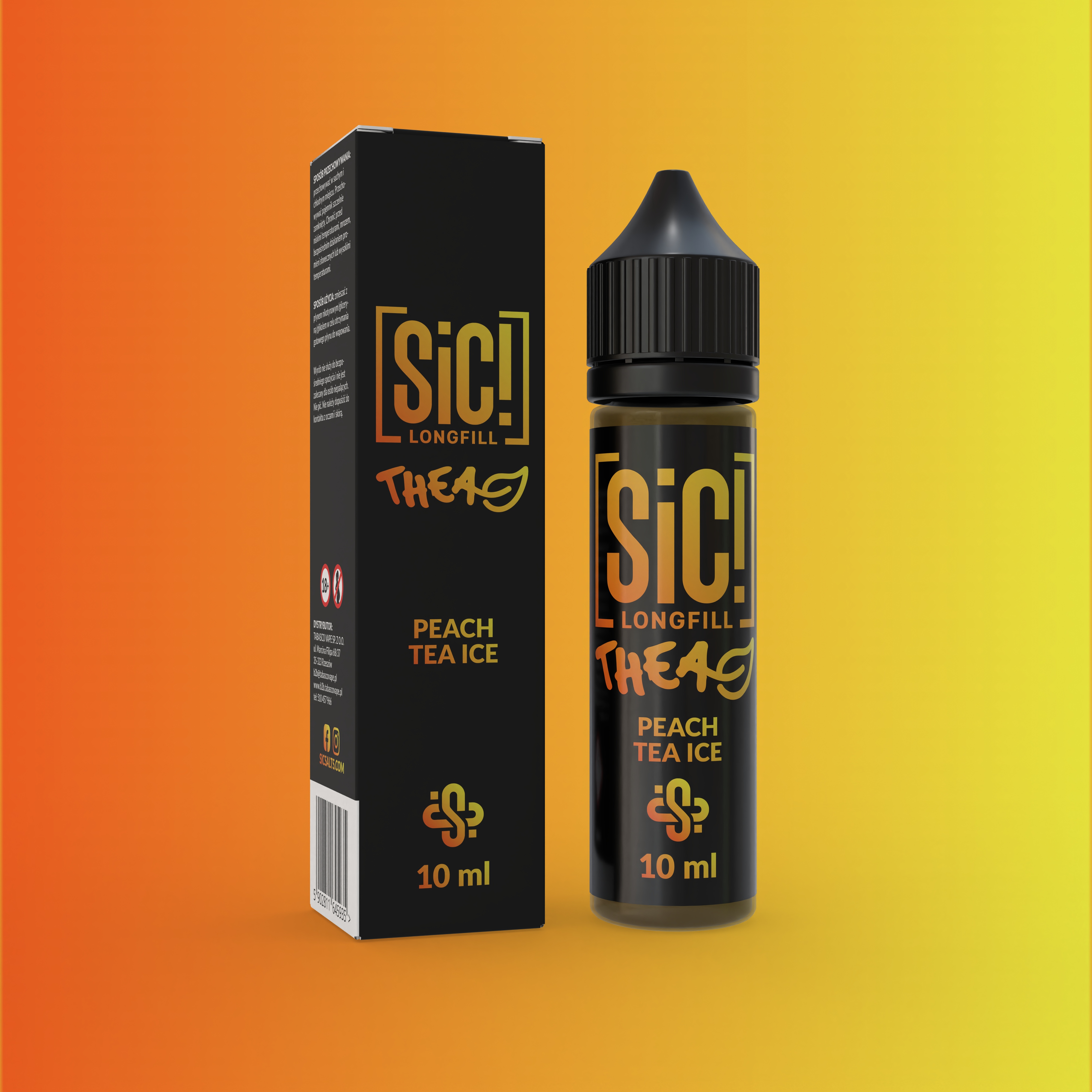 SIC! Salts Longfill - Peach Tea Ice