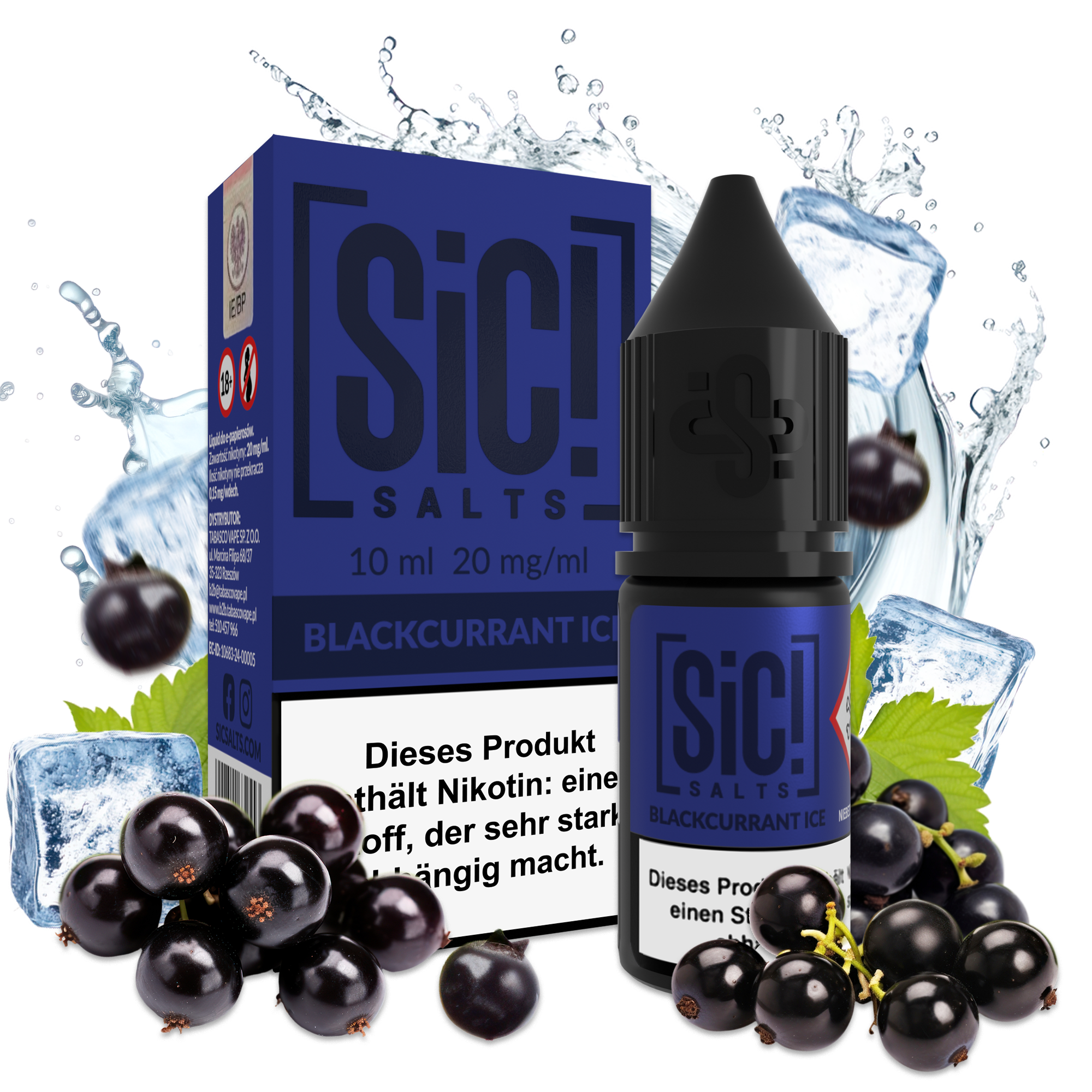 SIC! Salts Liquid - Blackcurrant Ice SIC! Salts Liquid - Blackcurrant Ice