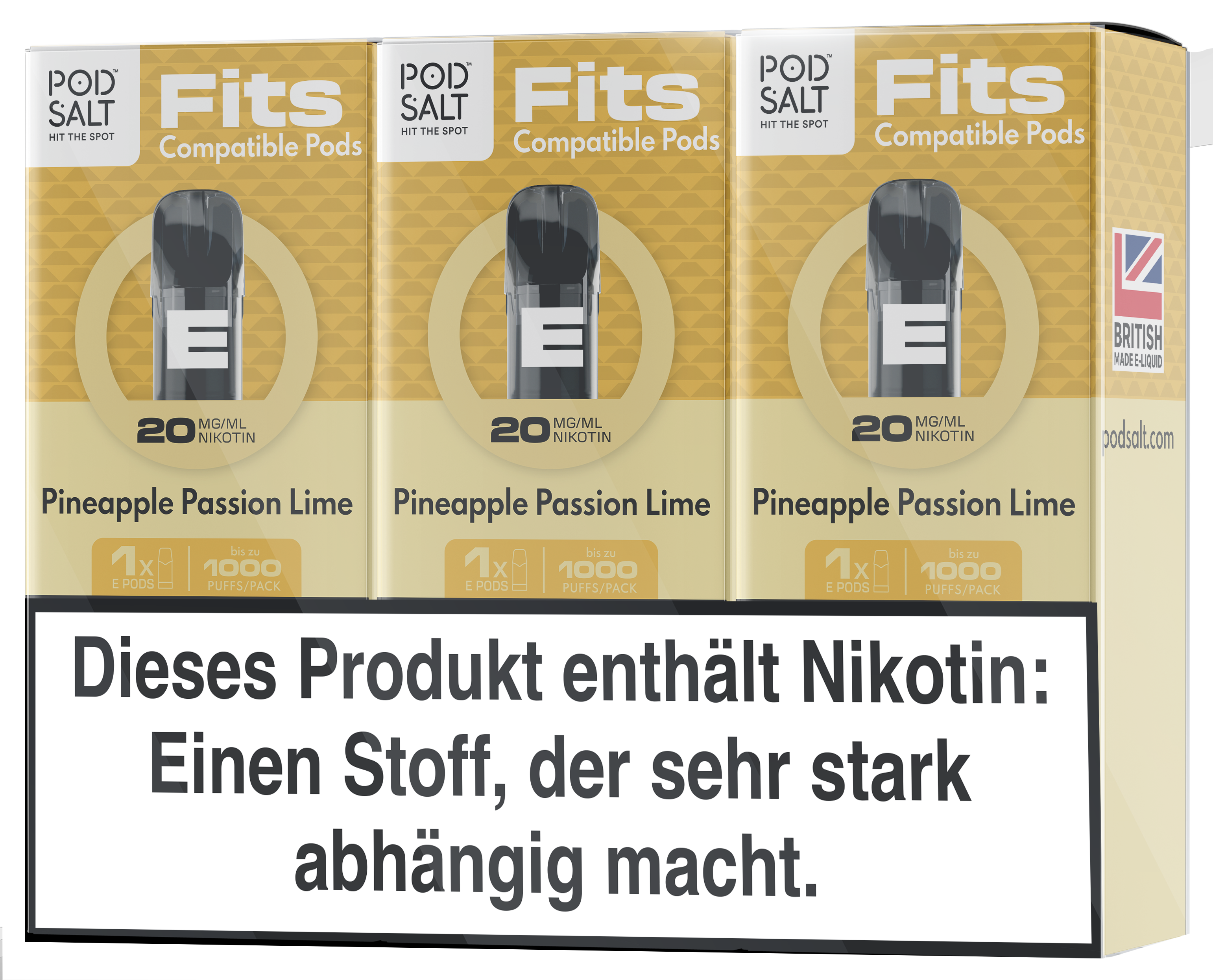 Pod Salt / Fits Pods - Pineapple Passion Lime