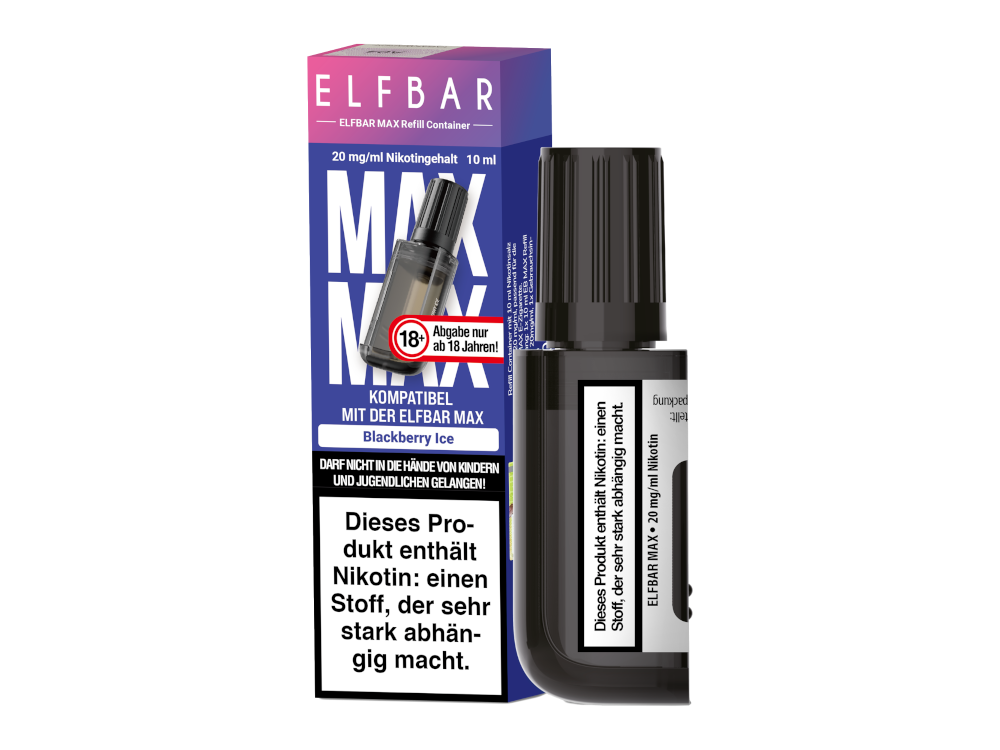 Elfbar MAX 6000 Pods - Blackberry Ice Elfbar MAX 6000 Pods - Blackberry Ice