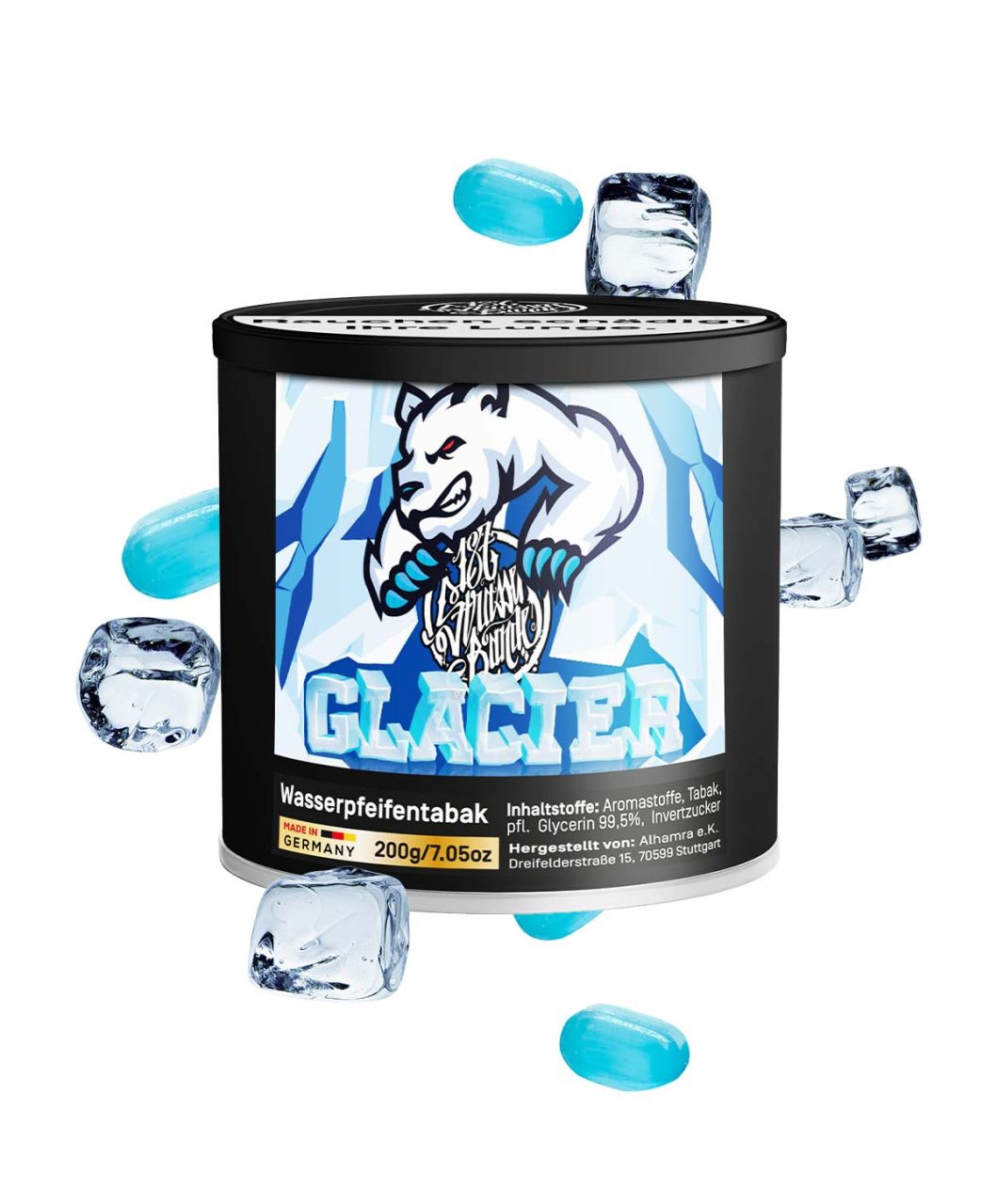 187 Shisha Tabak (200g) - Glacier