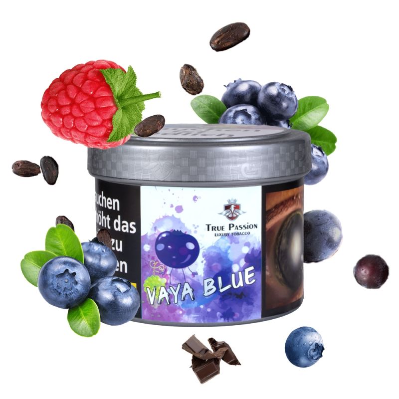 True Passion Shisha Tabak (200g) - Vaya Blue
