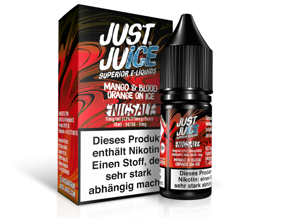 Just Juice - Fusion Mango & Blood Orange on Ice
