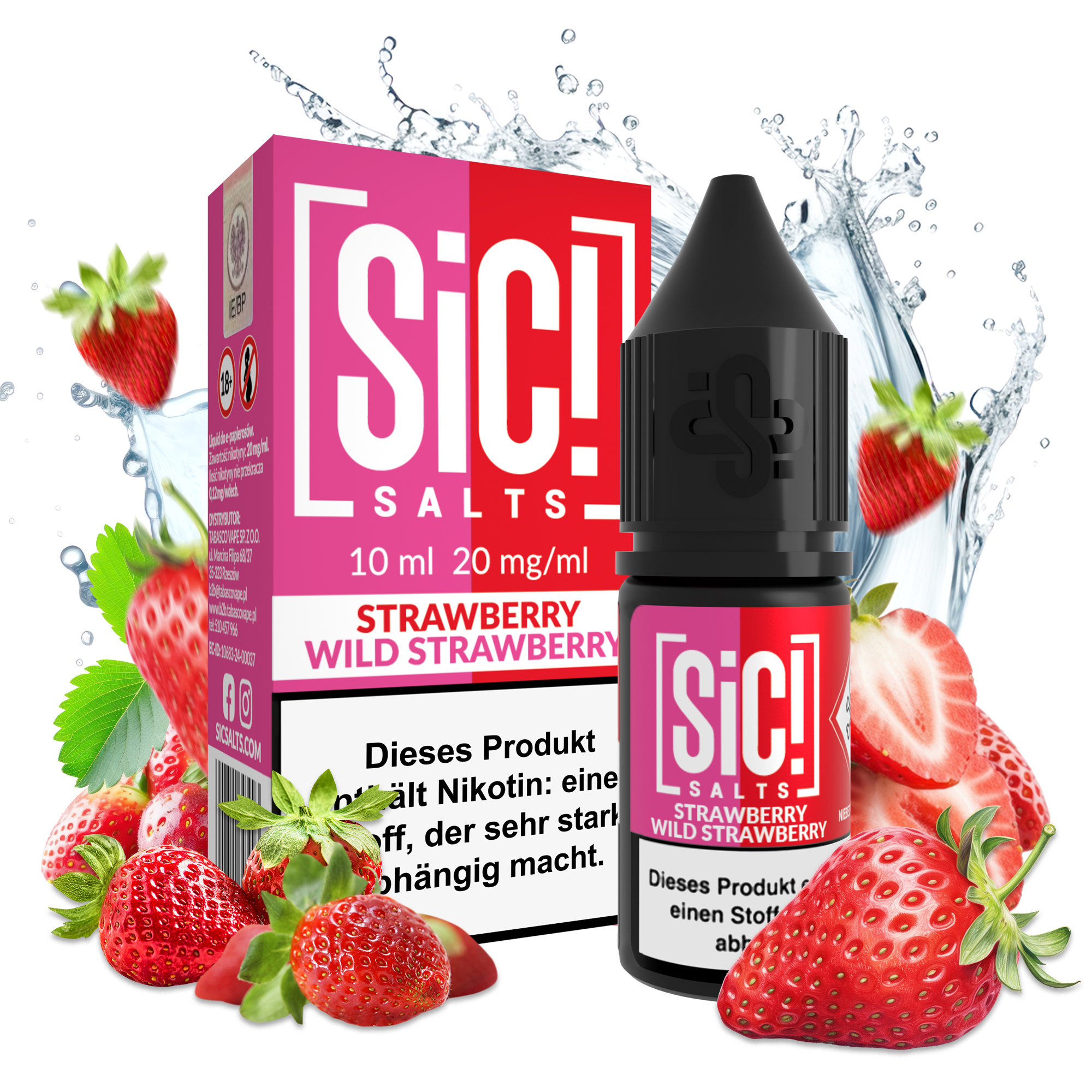 SIC! Salts Liquid - Wild Strawberry Ice