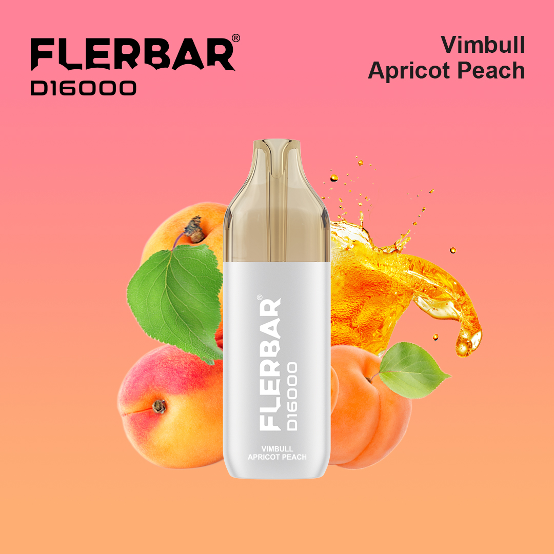 Flerbar D16000 - Vimbull Apricot Peach - 2ml + 10m