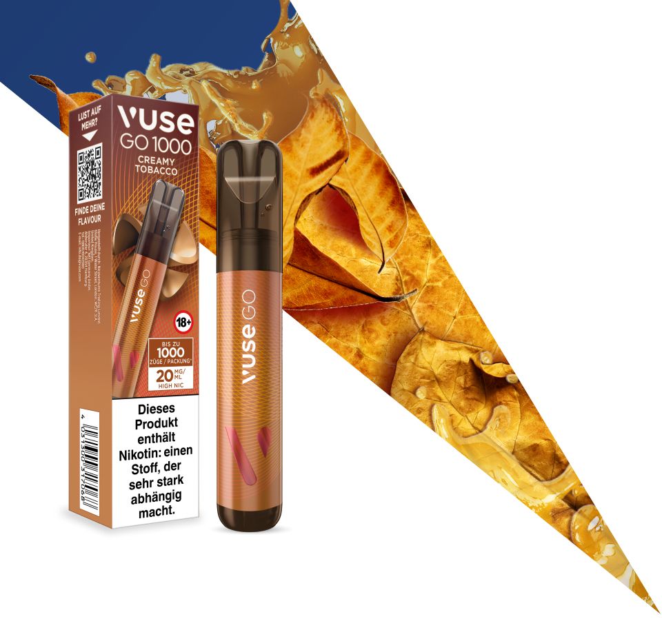 Vuse Go - Creamy Tobacco 1000 Vuse Go - Creamy Tobacco 1000