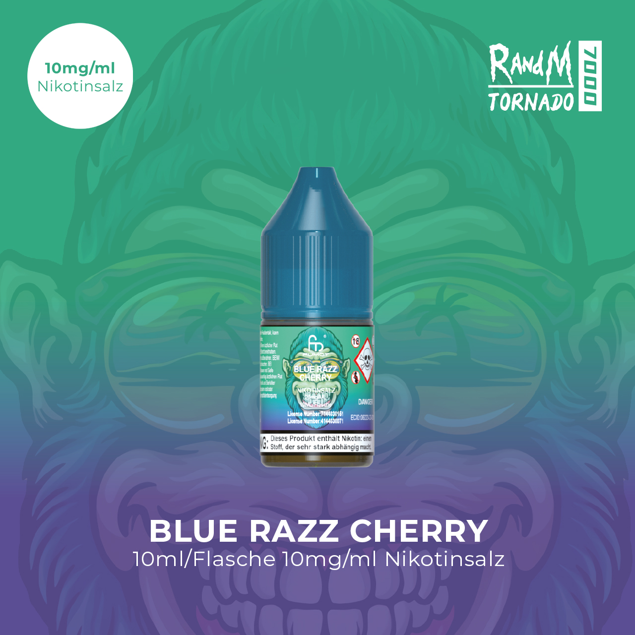RandM Tornado - Blue Razz Cherry RandM Tornado - Blue Razz Cherry