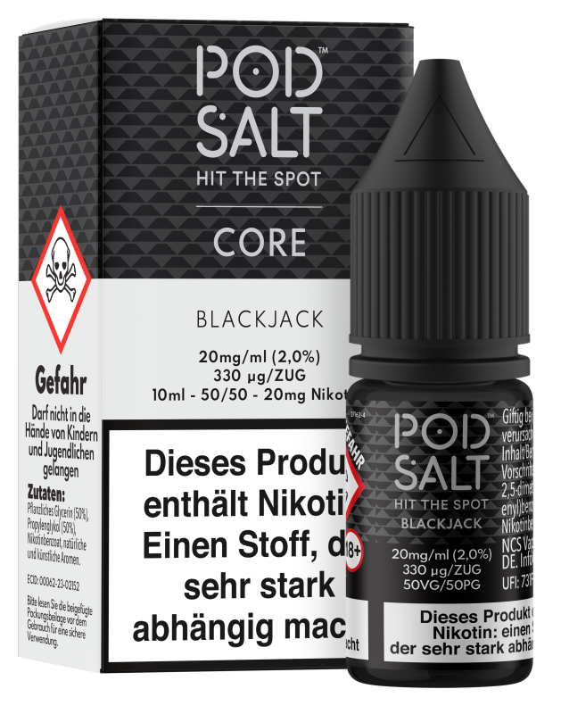 Pod Salt Core - Blackjack Pod Salt Core - Blackjack