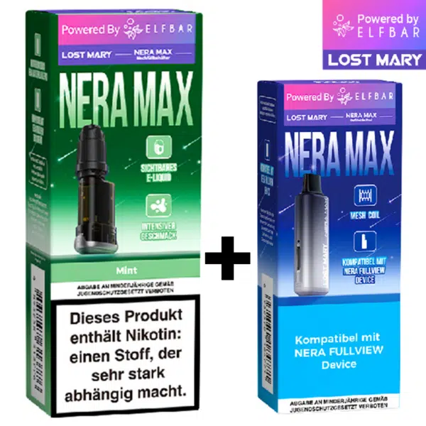 Lost Mary NERA 15K - 10ml Pod + Refill Package - Mint