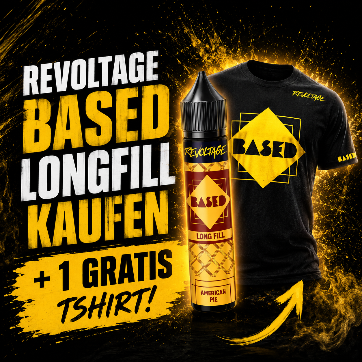 Revoltage Longfill BASED AKTION - GRATIS T-Shirt