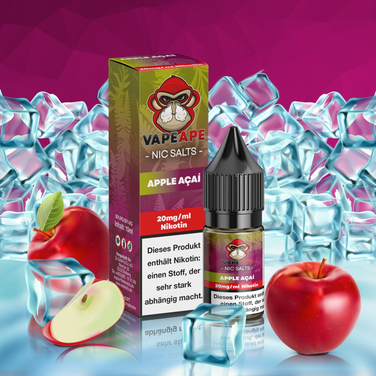 VapeApe Liquid - Apple Acai