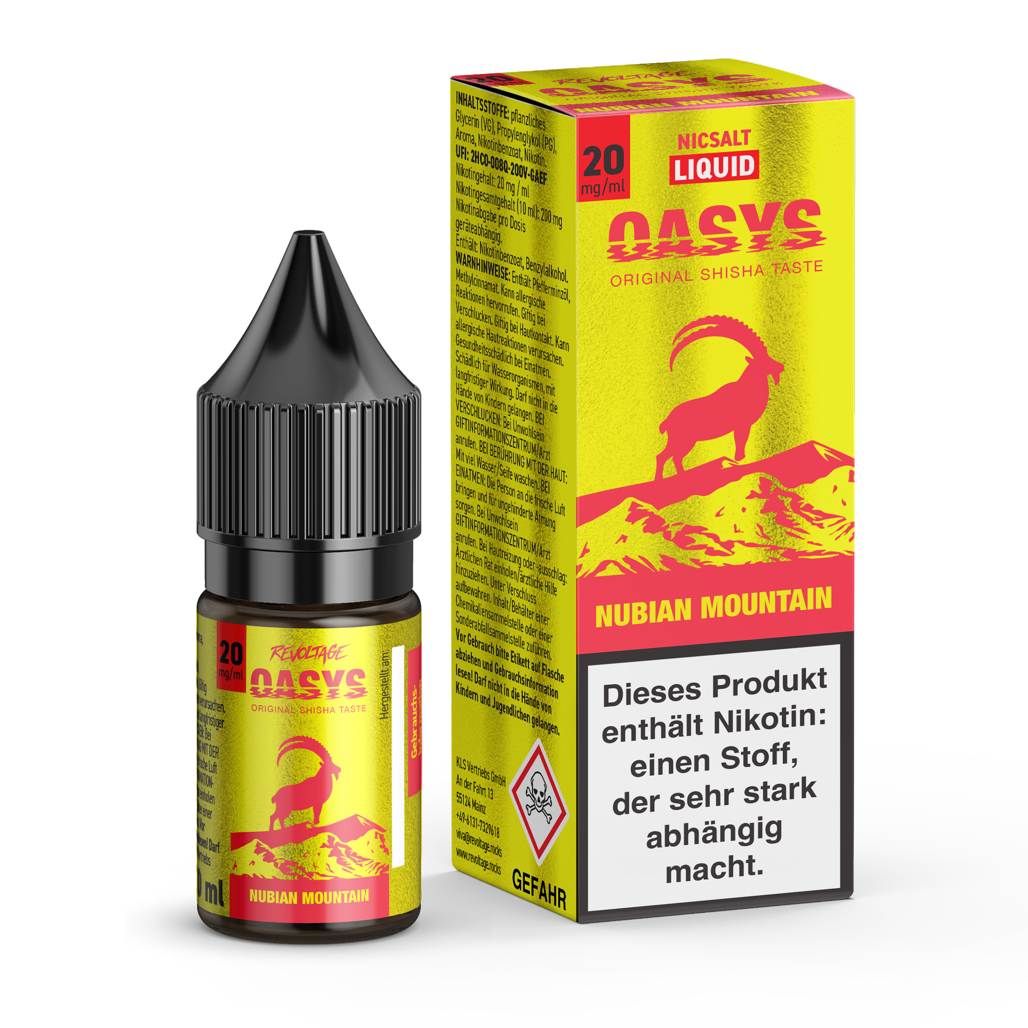 Revoltage OASYS E-Liquid - Nubian Mountain Revoltage OASYS E-Liquid - Nubian Mountain