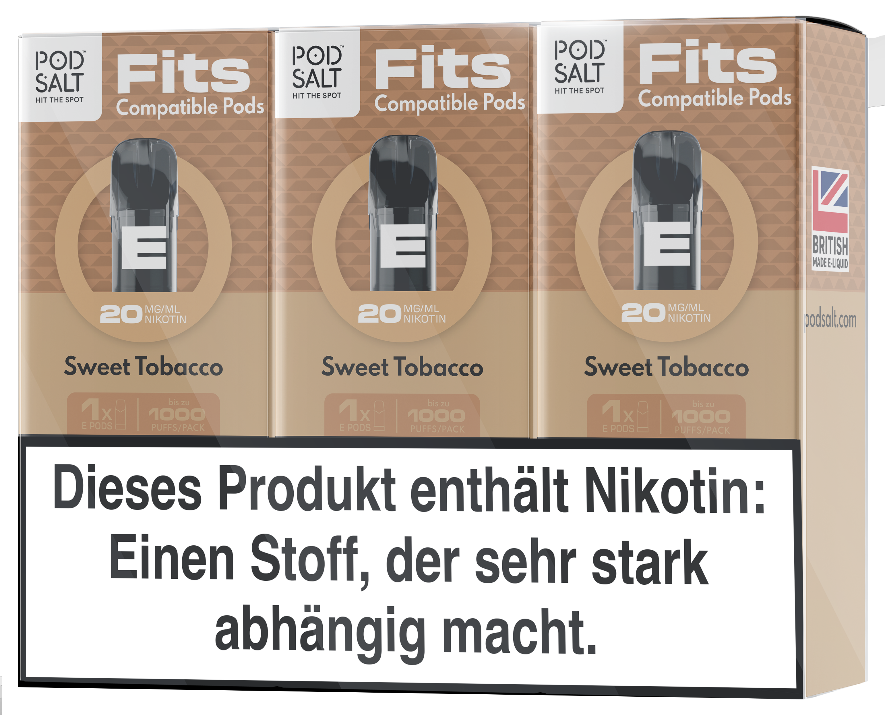 Pod Salt / Fits Pods - Sweet Tobacco
