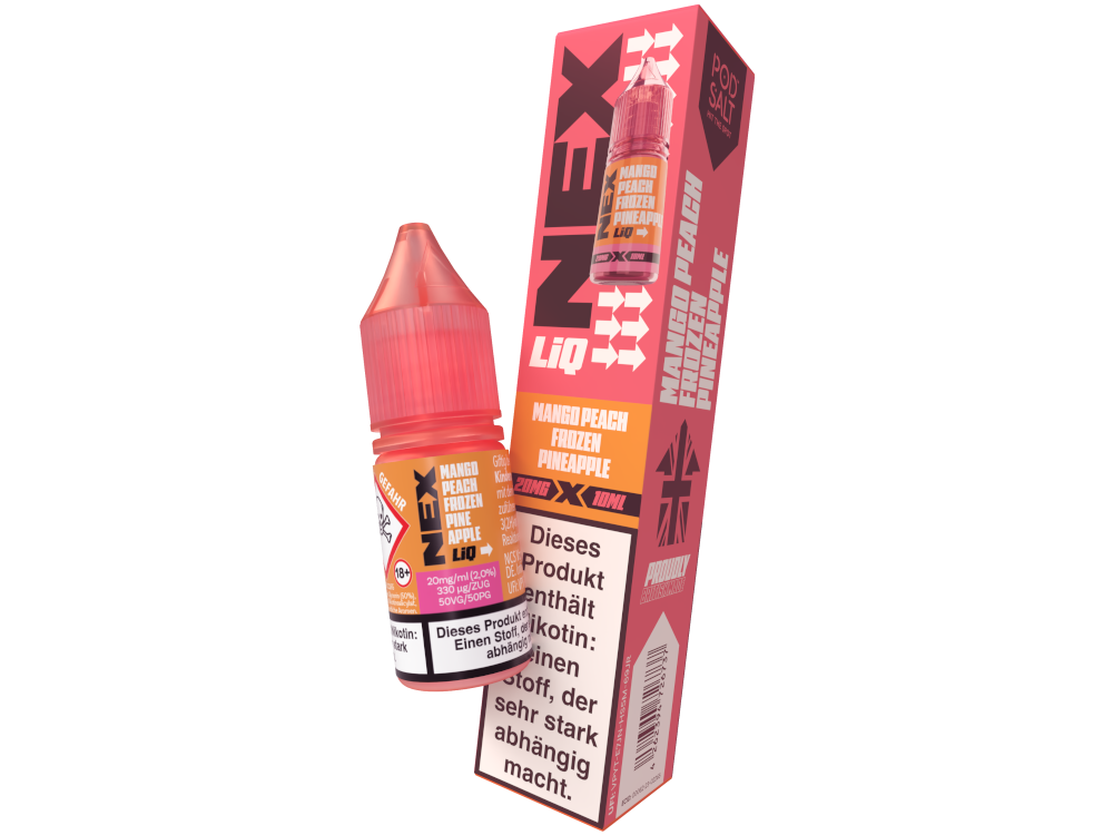 Pod Salt - Nexliq - Mango Peach Frozen Pineapple