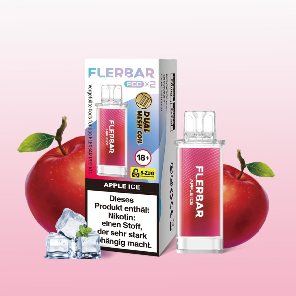 Flerbar POD (2stk) - Apple Ice Flerbar POD (2stk) - Apple Ice