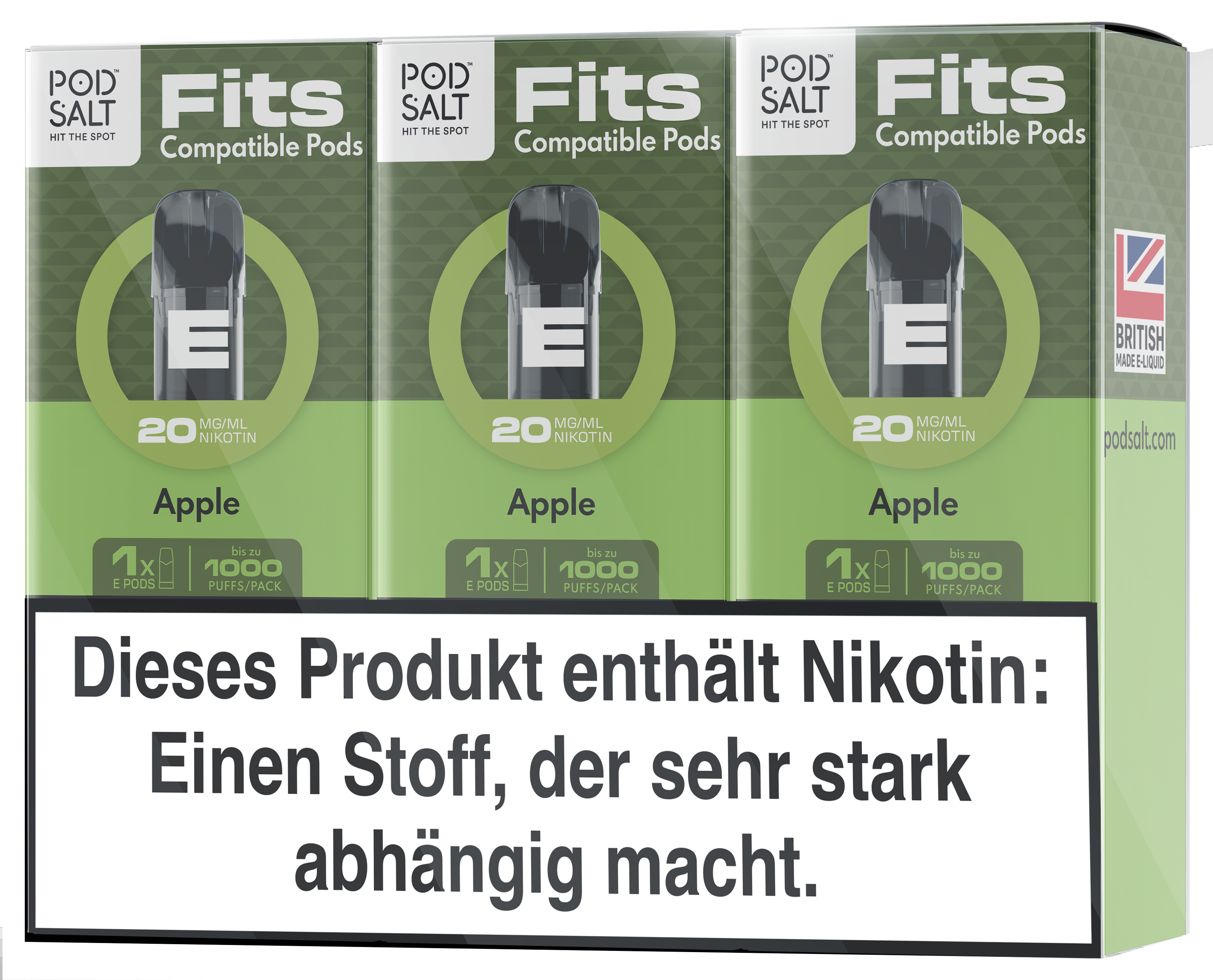 Pod Salt / Fits Pods - Apple