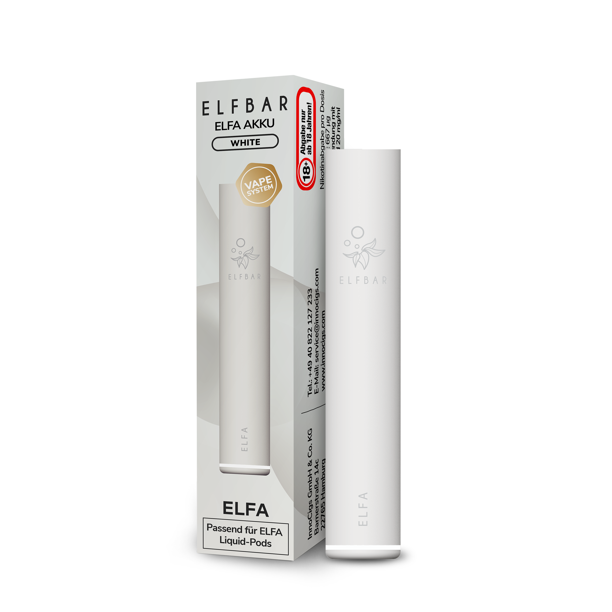 Elfa Akku - Weiß Elfa Akku - Weiß
