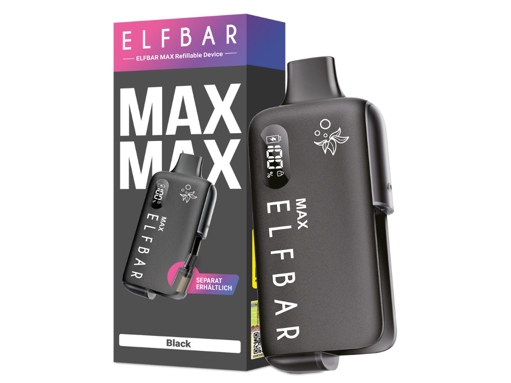 Elfbar Max 6000 Pod System - Black Elfbar Max 6000 Pod System - Black