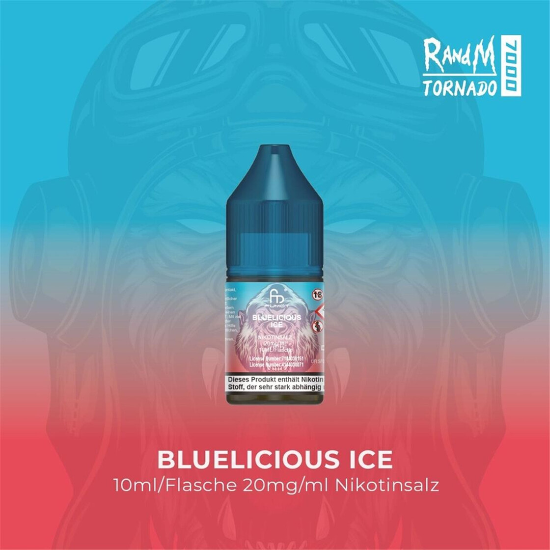 RandM Tornado - Bluelicious Ice 20mg RandM Tornado - Bluelicious Ice 20mg