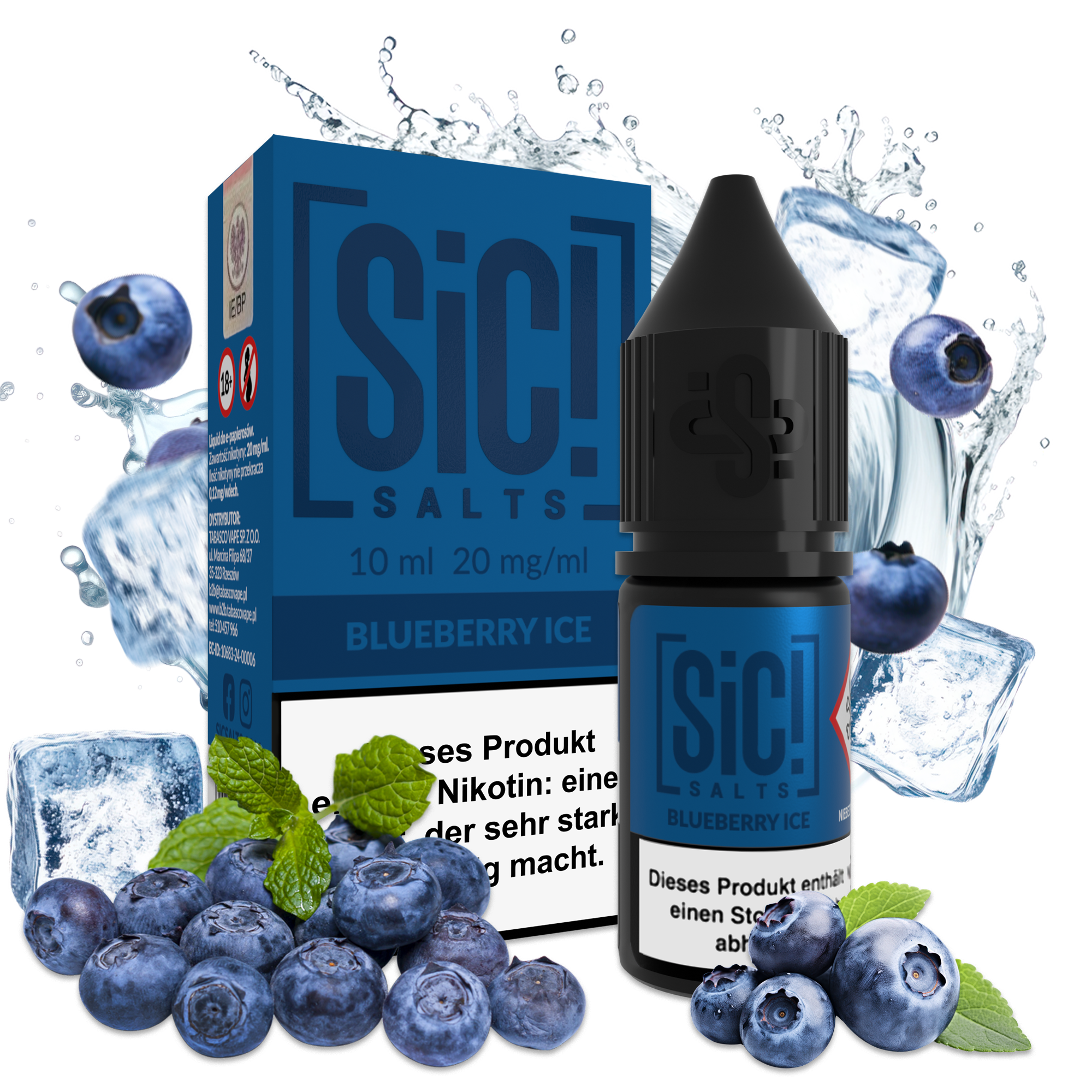 SIC! Salts Liquid - Blueberry Ice SIC! Salts Liquid - Blueberry Ice