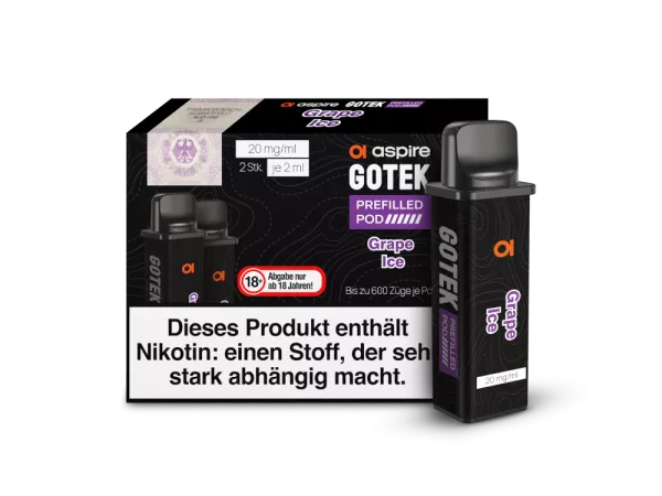 Aspire GoTek X POD (2stk) - Grape Ice
