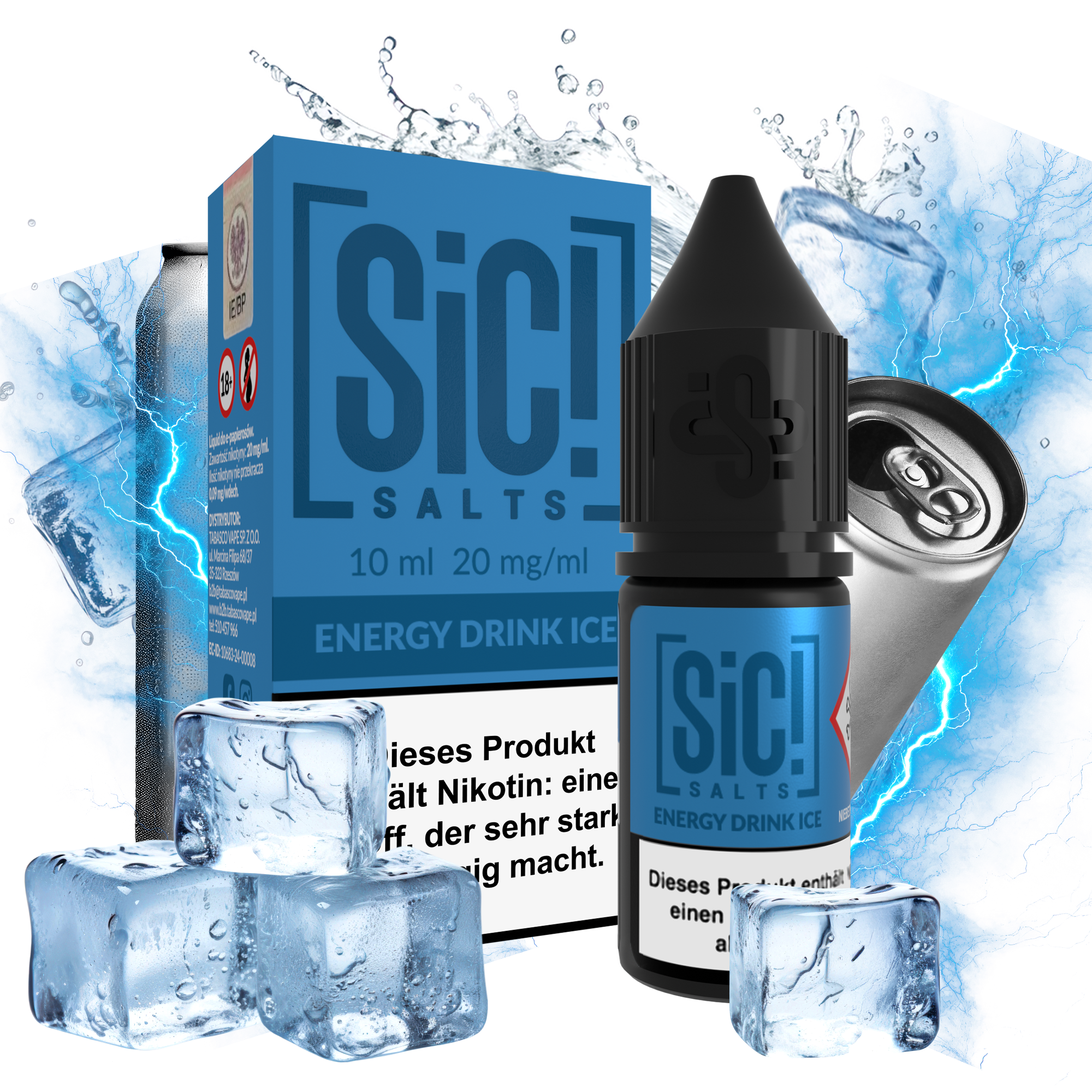SIC! Salts Liquid - Energy Drink Ice SIC! Salts Liquid - Energy Drink Ice