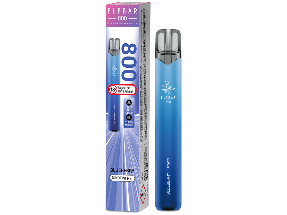 ElfBar 800 - Blueberry (Nikotinfrei)