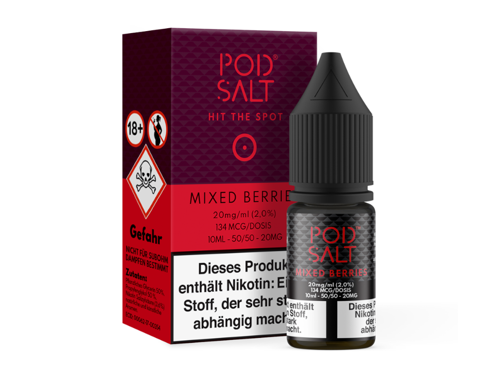 Pod Salt Core - Mixed Berries Pod Salt Core - Mixed Berries