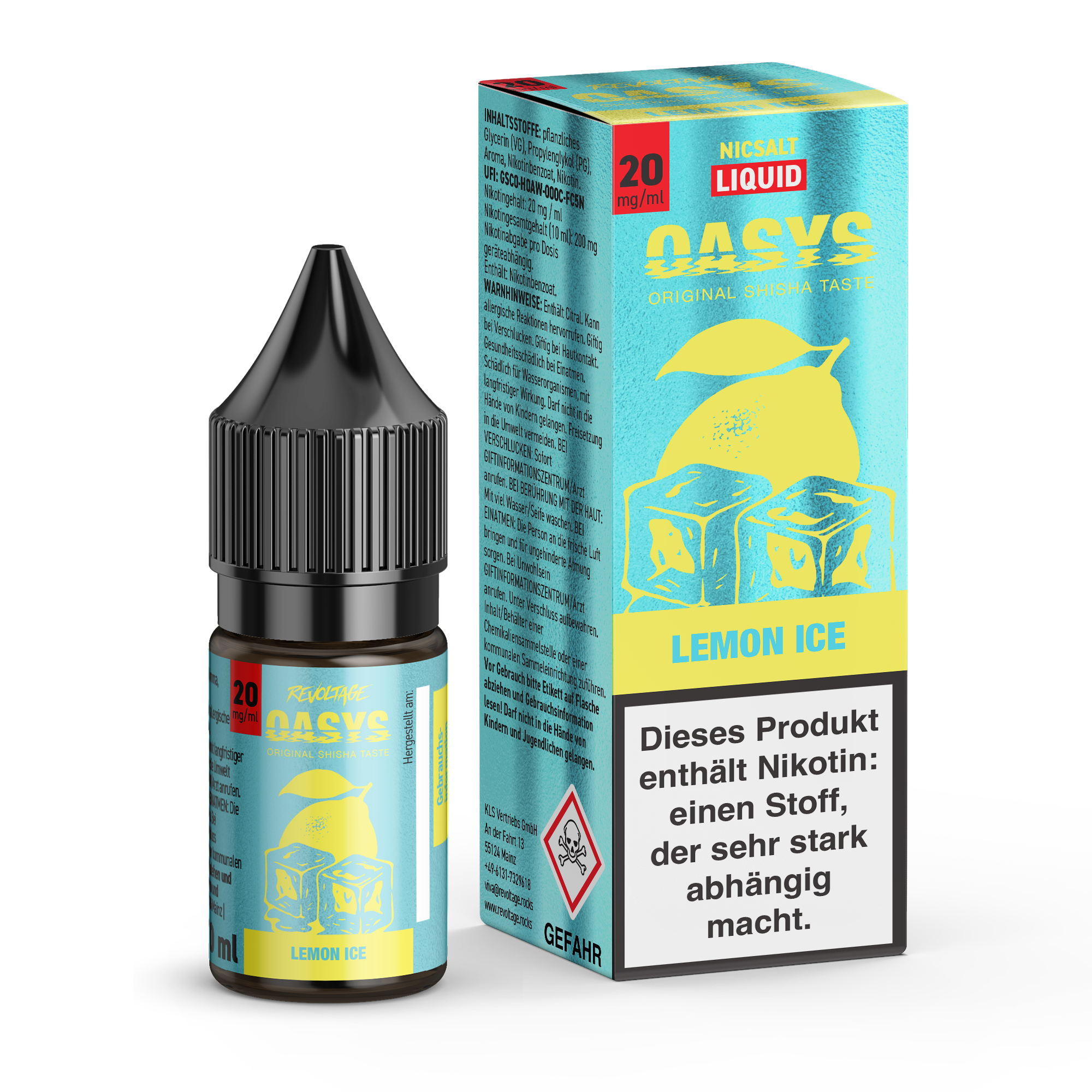 Revoltage OASYS E-Liquid - Lemon Ice Revoltage OASYS E-Liquid - Lemon Ice