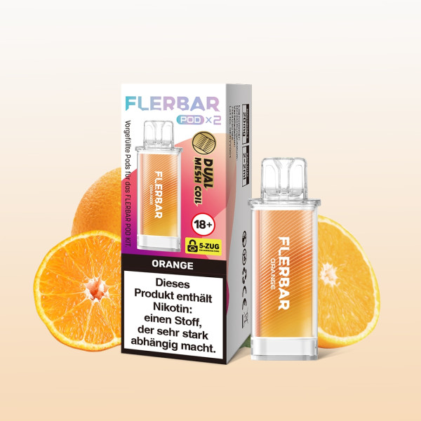Flerbar POD (2stk) - Orange Flerbar POD (2stk) - Orange