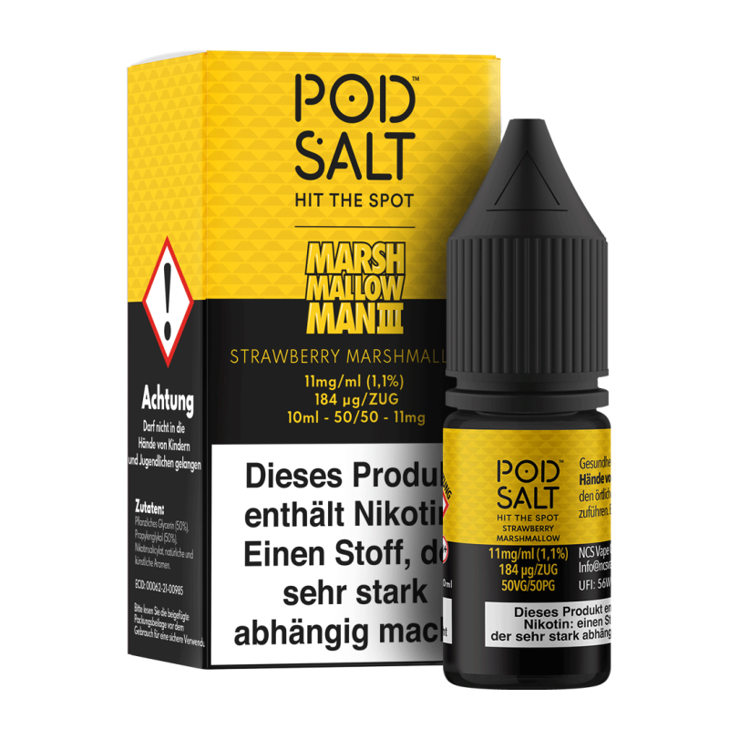 Pod Salt Fusion - Marshmallow Man Pod Salt Fusion - Marshmallow Man