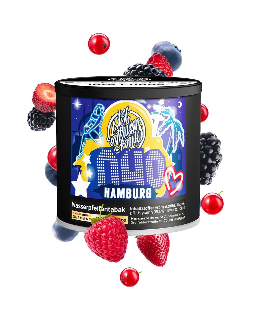 187 Shisha Tabak (200g) - 040 Hamburg