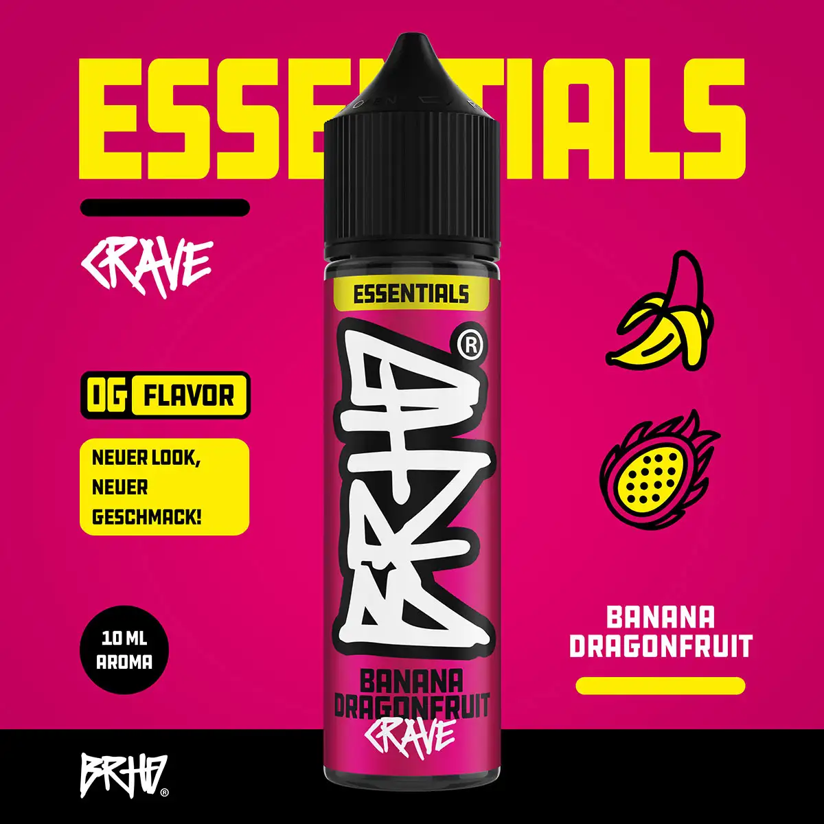 Barehead Essentials Longfill - Banana Dragonfruit (Crave)