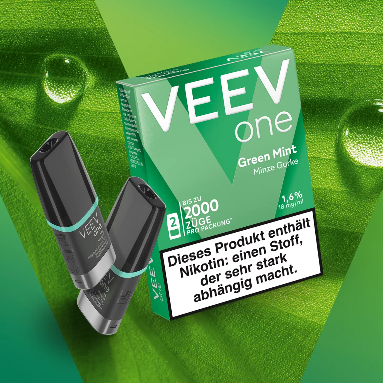 Veev One Pods - Green Mint Veev One Pods - Green Mint