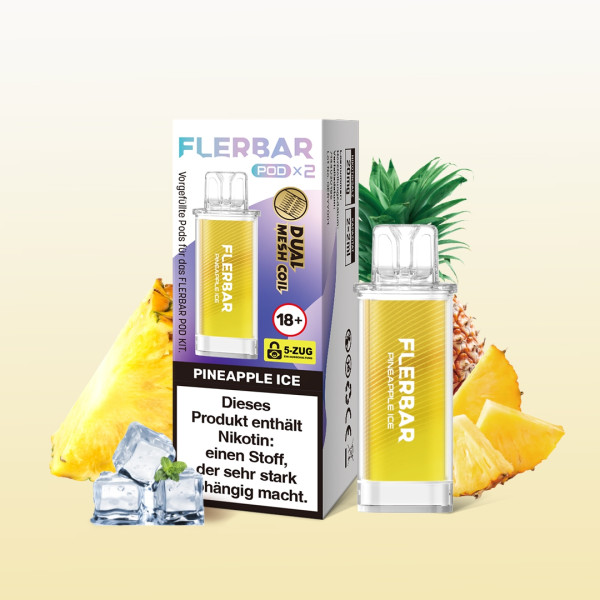 Flerbar POD (2stk) - Pineapple Ice Flerbar POD (2stk) - Pineapple Ice