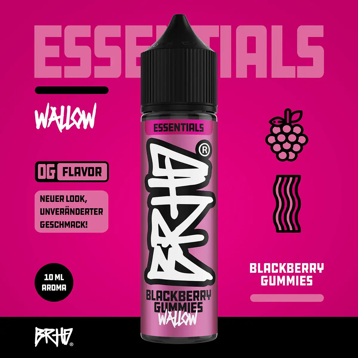 Barehead Essentials Longfill - Blackberry Gummies
