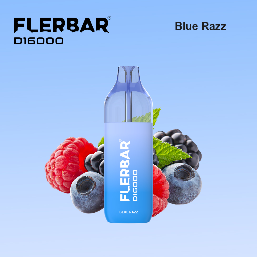 Flerbar D16000 - Blue Razz - 2ml + 10ml