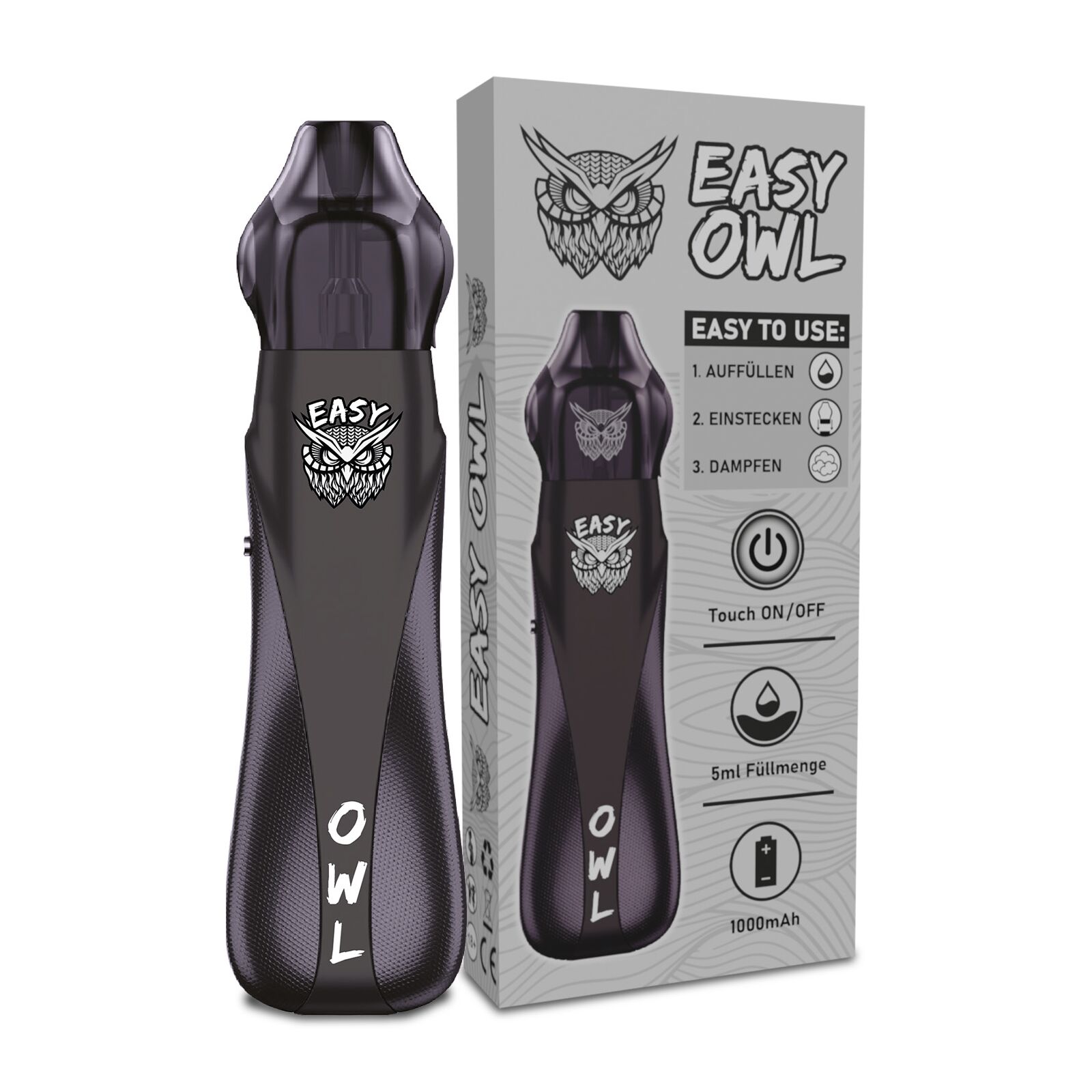 Easy OWL Pod Kit - Black Carbon