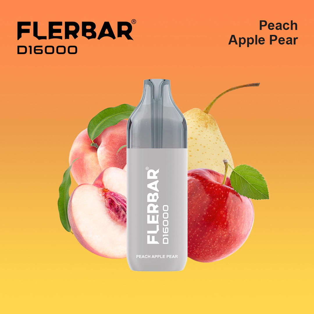 Flerbar D16000 - Peach Apple Pear - 2ml + 10ml