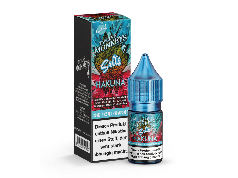 Twelve Monkeys Iced Liquid - Hakuna